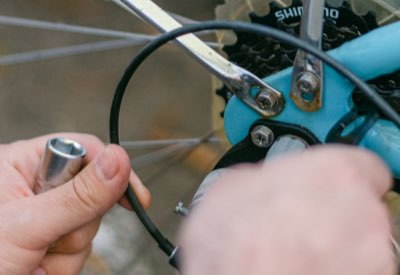 Bike repair at SunCycles